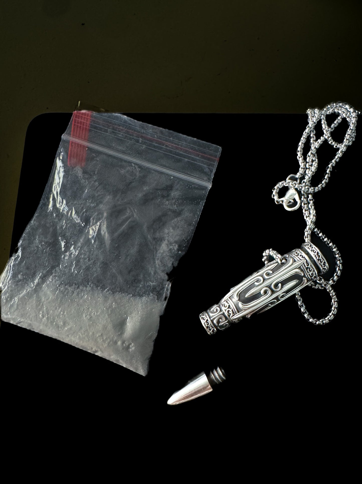 Snow Bullet Pendant
