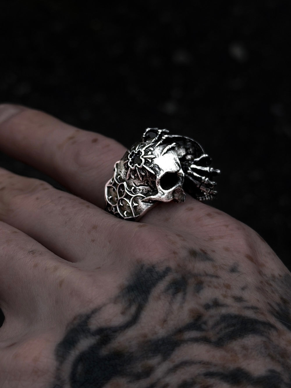 NEW! Split Skull Ring