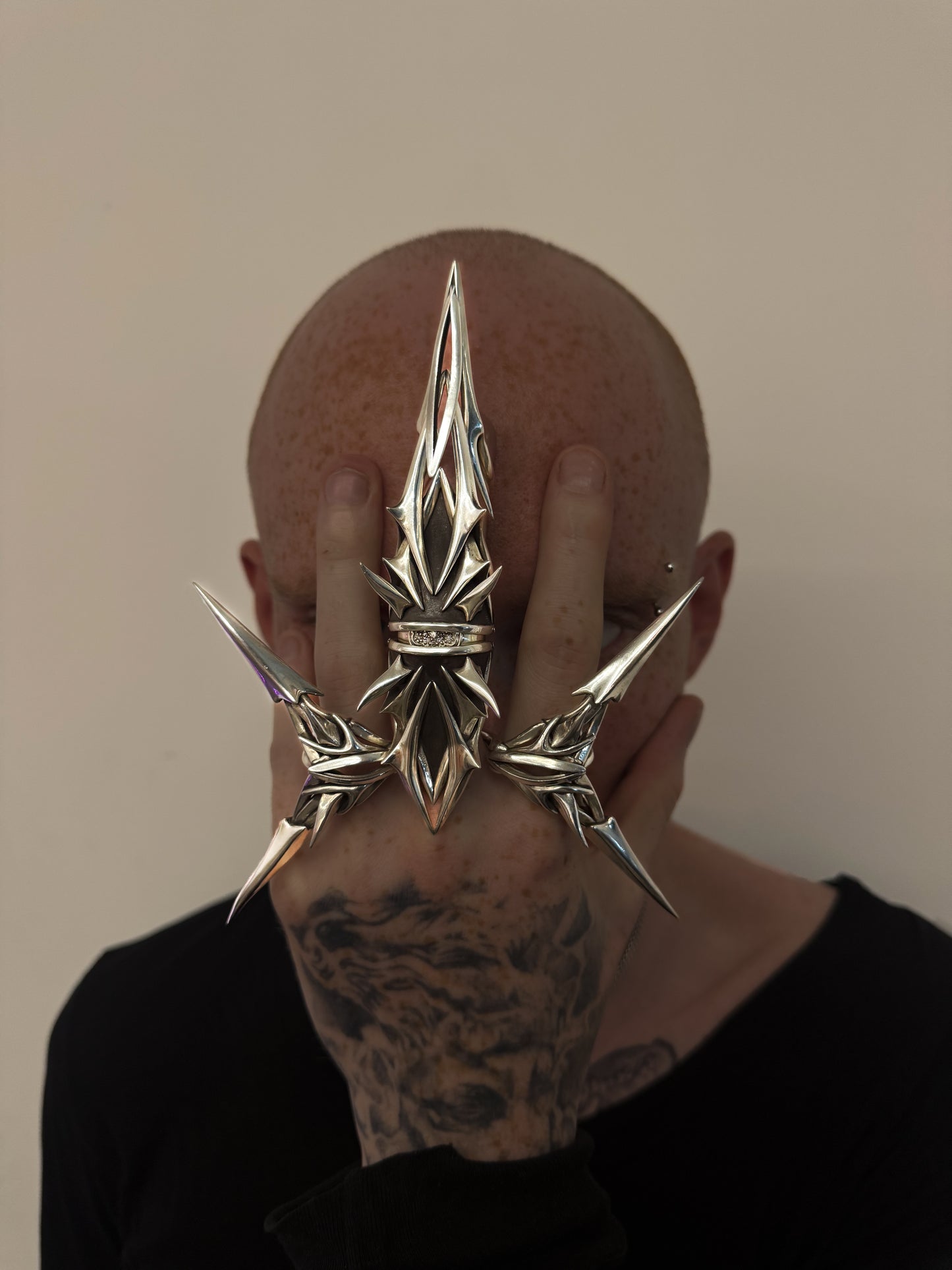 NEW!  Stackable Scythe Ring