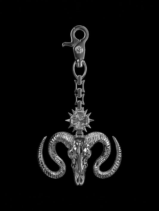 RAMSKULL KEYCHAIN