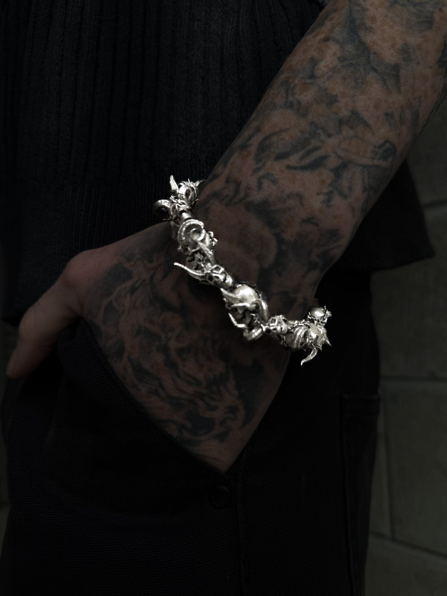 NEW! Dual Skull Bracelet