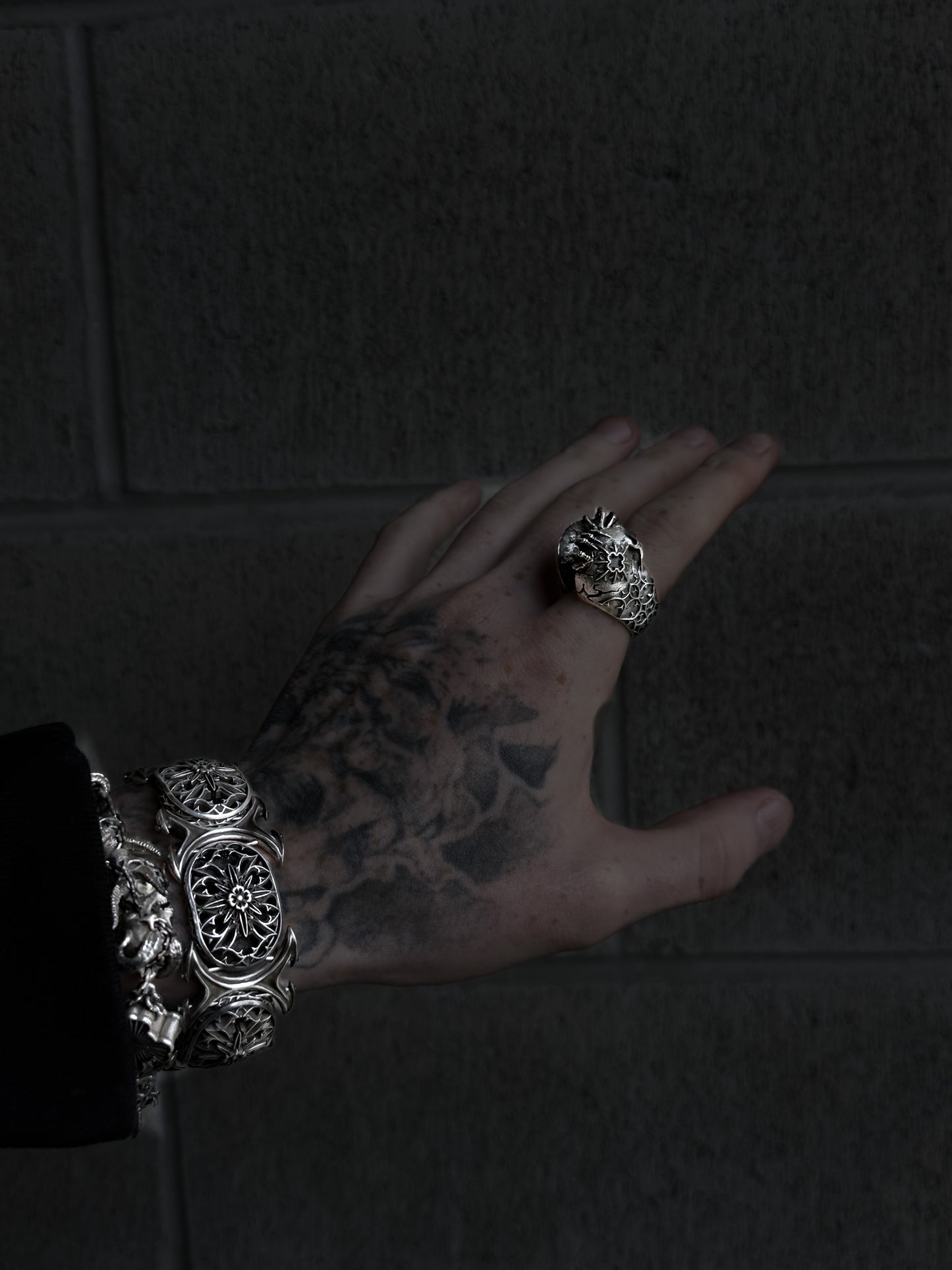 NEW! Split Skull Ring