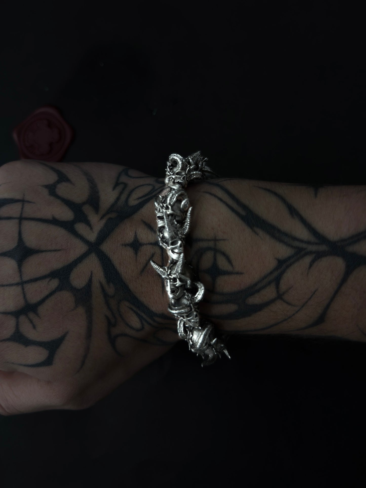 NEW! Dual Skull Bracelet