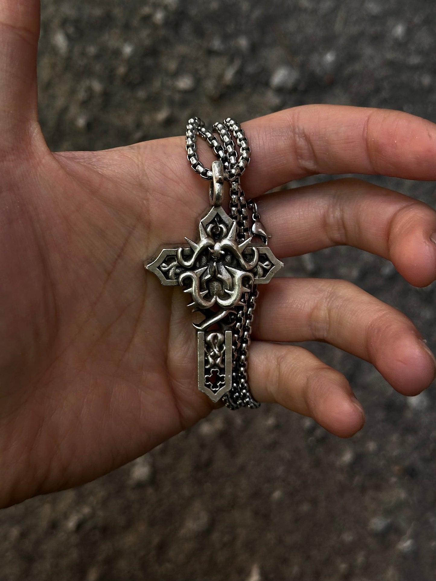 Diablo Cross Pendant