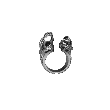 NEW! Split Skull Ring