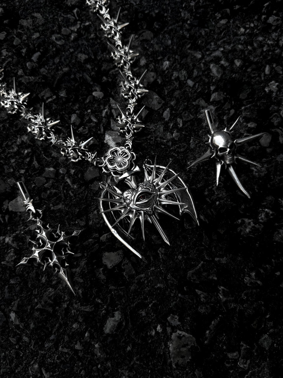 BAT PENDANT - 925 SILVER