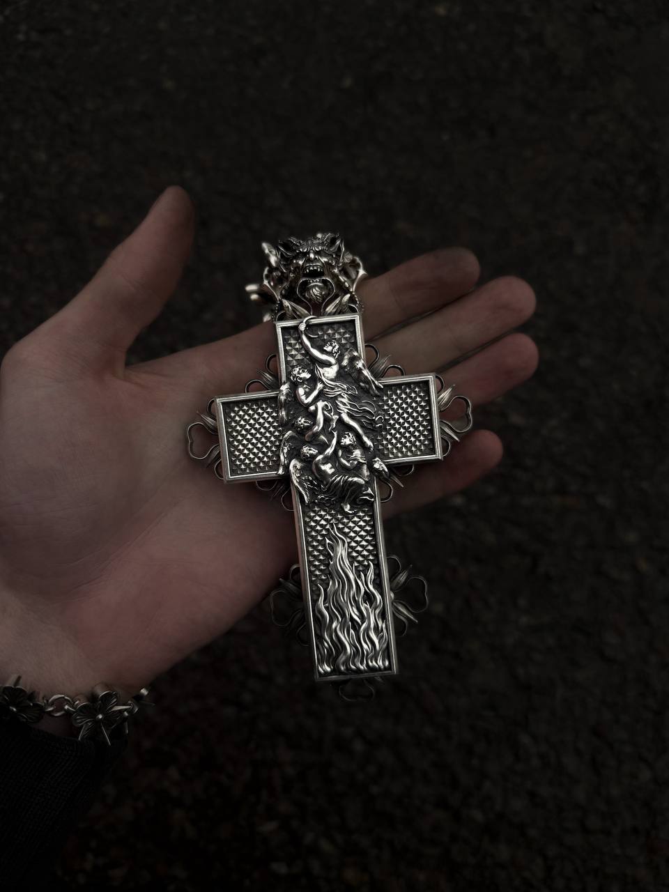 HELL CROSS NECKLACE